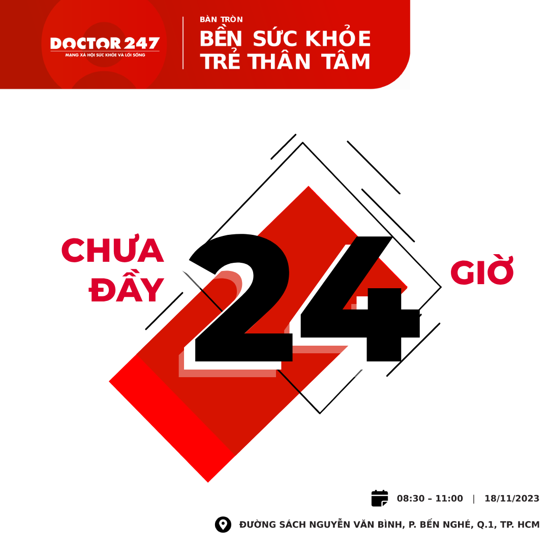 Chưa đầy 24h nữa bắt đầu sự kiện “Bền sức khỏe – Trẻ thân tâm”