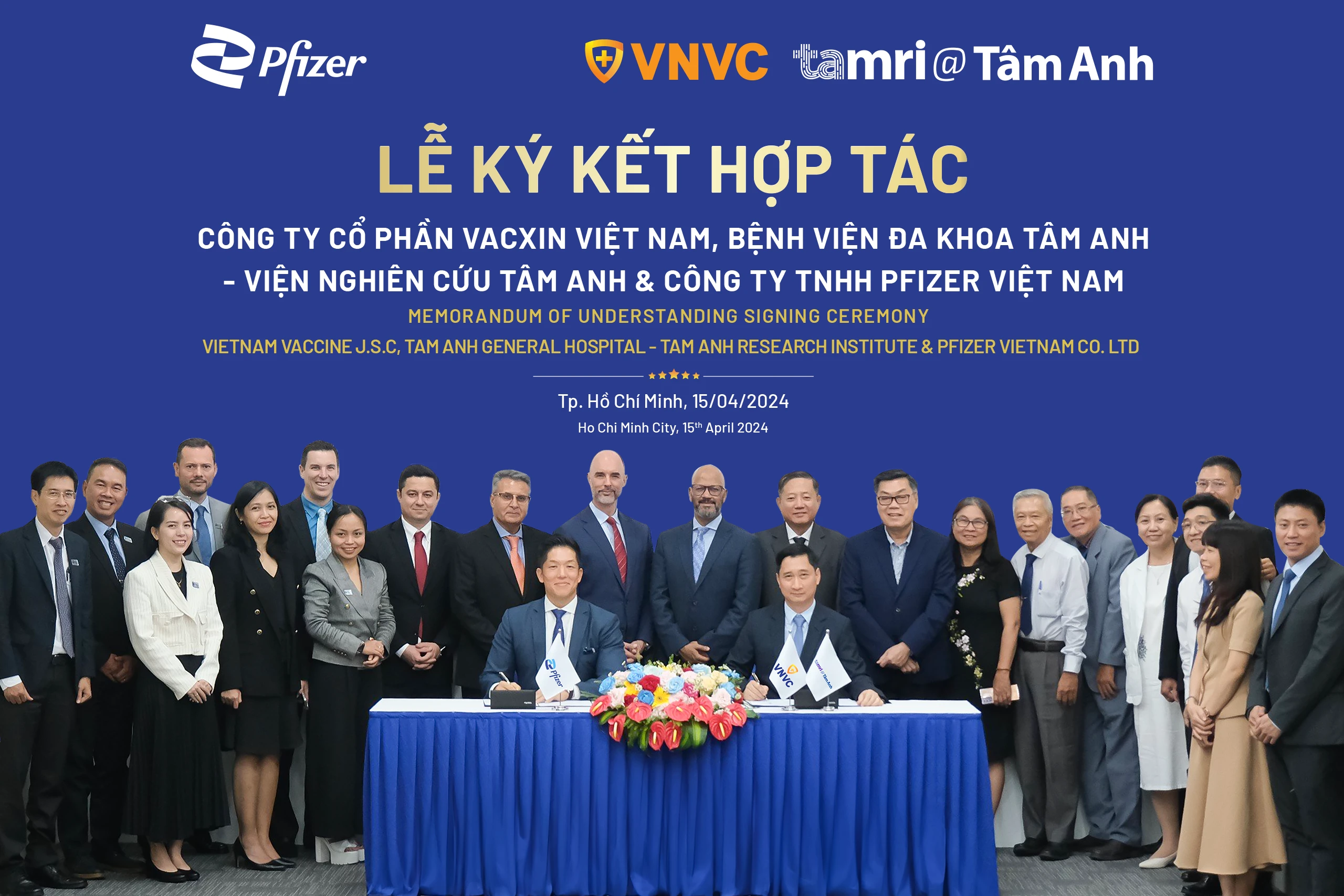 Hệ thống tiêm chủng VNVC và Pfizer hợp tác nghiên cứu bệnh do RSV, phế cầu