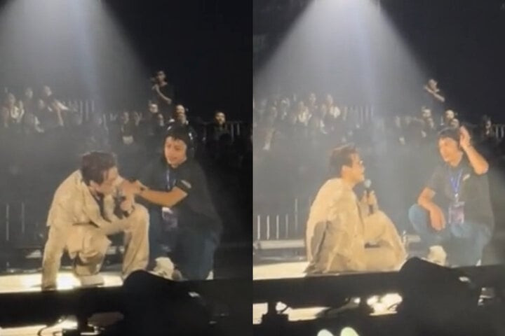 Hà Anh Tuấn lại bị tụt huyết áp, gục xuống sân khấu khi đang biểu diễn