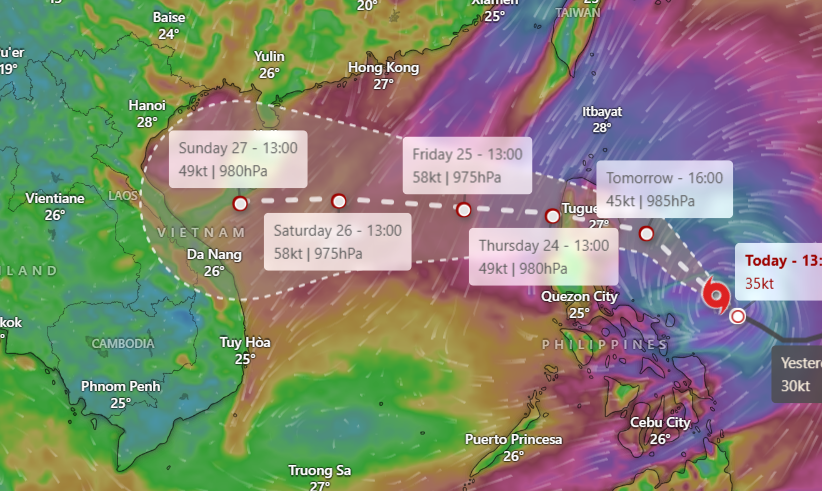 Ý nghĩa đằng sau tên gọi của cơn bão Trà Mi sẽ đổ bộ vào Biển Đông cuối tuần này