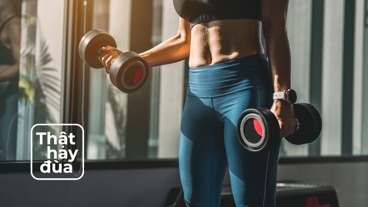 Tập tạ có làm cho cơ thể nữ giới trở nên ‘đô con’ hay không?